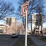 Traffic Sign at 9939 115 Street NW