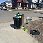Overflowing Garbage Cans at 6204 176 Avenue NW