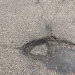 Potholes at 6103 98 Avenue NW