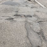 Potholes at 6008 97 A Avenue NW