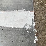 Sidewalk Concern at 11824 129 Street NW