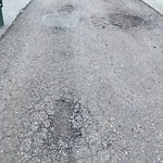 Potholes at 8318 163 Street NW