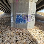 Graffiti Public Property at 128 Running Creek Road NW