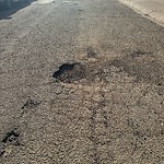 Potholes at 11431 165 Avenue NW