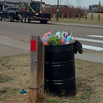 Overflowing Garbage Cans at N53.63 E113.42