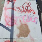 Graffiti Public Property at 12223 140 Street NW