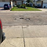 Potholes at 12216 141 Avenue NW