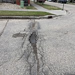 Potholes at 5281 Terwillegar Boulevard NW Unit 9