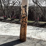 Graffiti Public Property at 11211 46 Avenue NW