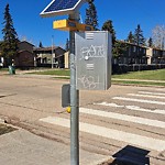 Graffiti Public Property at 11830 162 Ave Nw, Edmonton, Ab T5 X 4 L9, Canada