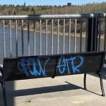 Graffiti Public Property at 13204 Fox Drive NW