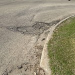 Potholes at 16226 111 Avenue NW