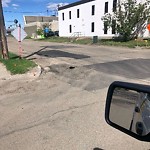 Potholes at 12604 126 Street NW