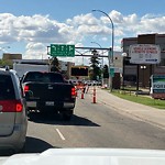 Obstruction - Public Road/Walkway at 13202 118 Avenue NW