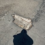 Potholes at 9603 165 Street NW