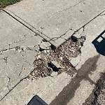 Sidewalk Concern at 11412 24 Avenue NW