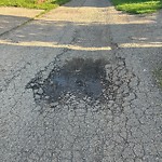 Potholes at 6508 105 Street NW