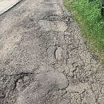 Potholes at 9439 75 Street NW