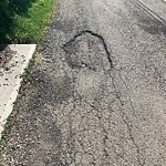 Potholes at 5611 90 A Avenue NW