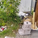 Overflowing Garbage Cans at 10975 95 Street NW