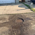 Potholes at 11420 37 Avenue NW