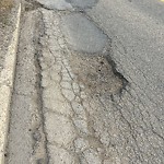 Potholes at 13004 149 Street NW