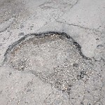 Potholes at 3971 55 Street NW