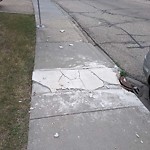 Sidewalk Concern at 451 Hyndman Crescent NW