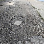 Potholes at 14203 78 Street NW