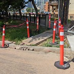 Obstruction - Public Road/Walkway at 9332 107 A Avenue NW