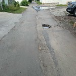 Potholes at 16502 85 Avenue NW