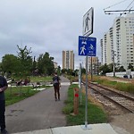 Traffic Sign at 8631 107 Street NW