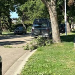 Obstruction - Public Road/Walkway at 16422 105 Avenue NW