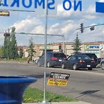 Traffic Sign at 2216 24 Street NW