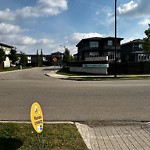 Traffic Sign at 738 Windermere Wynd NW