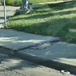 Sidewalk Concern at 13436 127 Street NW