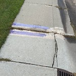 Sidewalk Concern at 356 Twin Brooks Drive NW