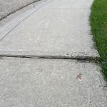 Sidewalk Concern at 1623 Welbourn Cove NW