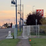 Obstruction - Public Road/Walkway at 6725 104 Street NW