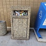 Overflowing Garbage Cans at 10404 56 Street NW