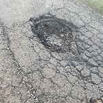 Potholes at 9439 74 Street NW