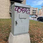 Graffiti Public Property at 8504 99 Street NW