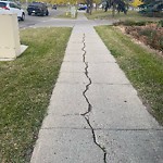 Sidewalk Concern at 1100 Youville Drive West NW