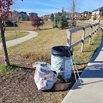 Overflowing Garbage Cans at 240 Fraser Way NW