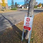 Traffic Sign at 14807 59 Street NW