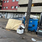 Overflowing Garbage Cans at 5304 118 Avenue NW