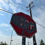 Traffic Sign at 4635 10 A Avenue NW