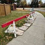 Obstruction - Public Road/Walkway at 4104 149 Street NW