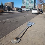 Traffic Sign at 10008 109 Street NW