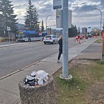 Overflowing Garbage Cans at 11603 105 Avenue NW